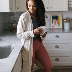 Cream Boyfriend Cardigan